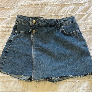 Zara Denim Mini Skort